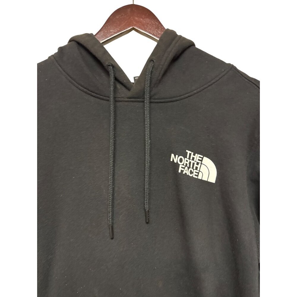 The North Face Men's Sweatshirt Hoodie Box Logo Pull Over Black Size Small - Picture 2 of 8